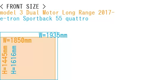#model 3 Dual Motor Long Range 2017- + e-tron Sportback 55 quattro